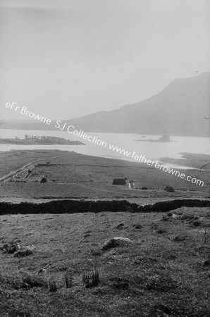 TWO EFFECT VIEWS OF CAISLEAN NA KIRCHE ON LAKE CORRIB